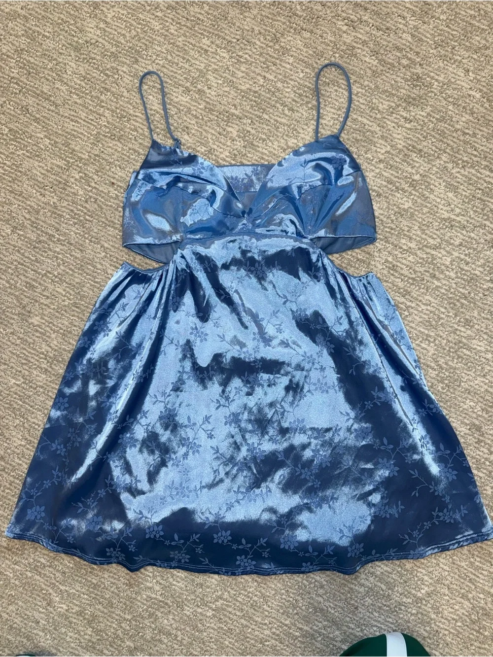 Lucy in the Sky Satin Floral Dress